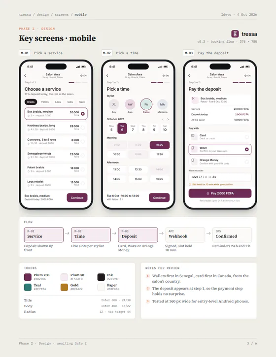 Thumbnail of the Design · mobile document from the sample project